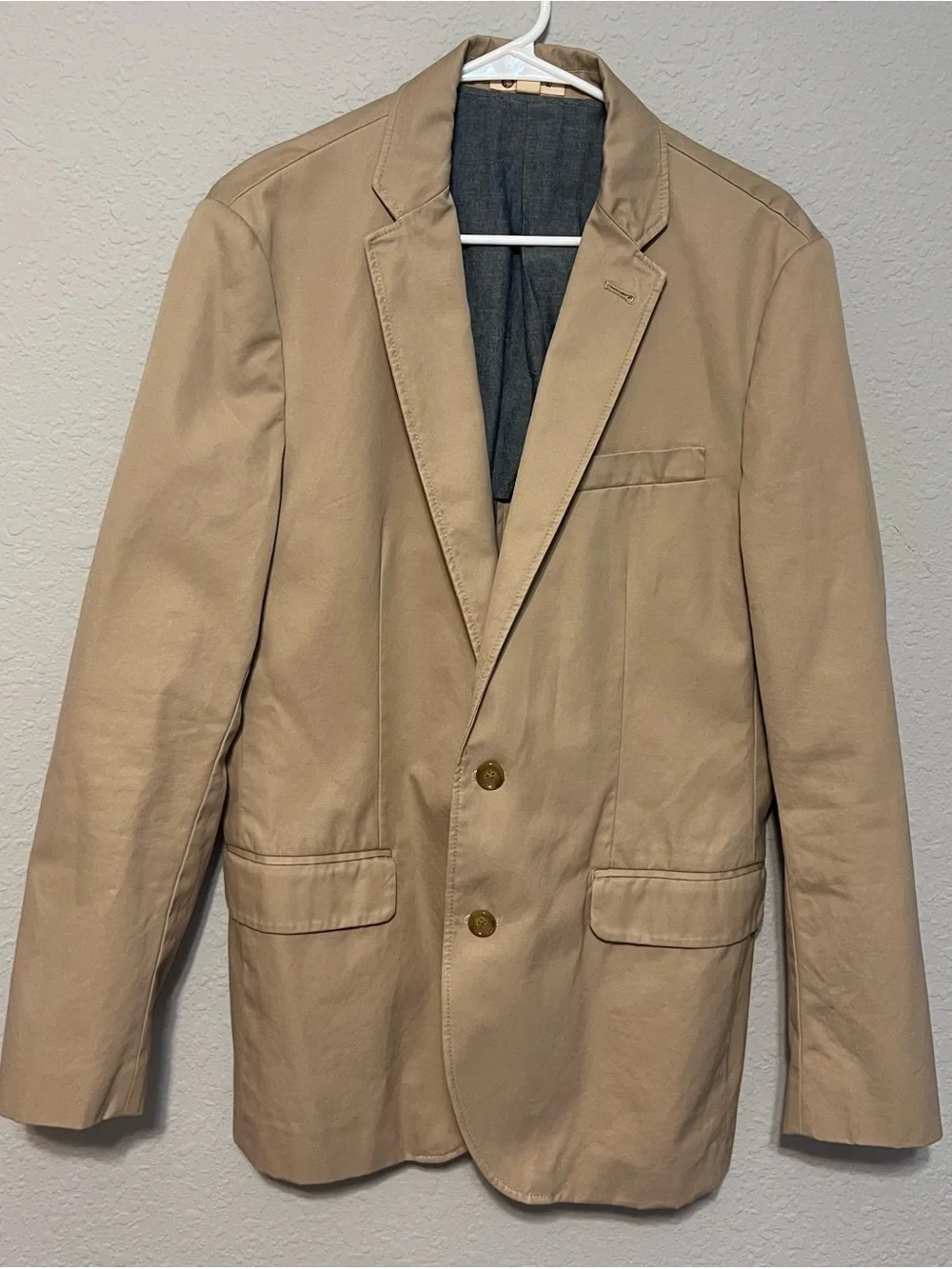 J. Crew Ludlow style Khaki Blazer Jacket - Tailored Casual Coat